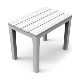 Bench IPAE Progarden White 38,5 x 60 x 45 cm