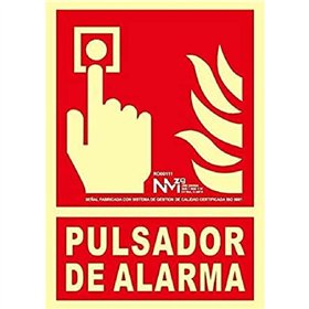 Sign Normaluz No utilizar en caso de incendio PVC