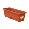 Planter with Dish Plastiken Terracotta polypropylene 80 x 20 cm