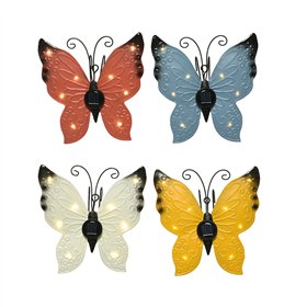 Solar light Lumineo 1,2 V 17,8 x 16 x 4 cm Butterfly