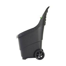Garden Cart 65 L 87 x 60 x 50 cm Black polypropylene