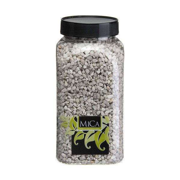 Decorative Stones Mica Decorations Grey 650 ml