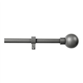 Curtain Bar Stor Planet Extendable Dark grey (110 cm)