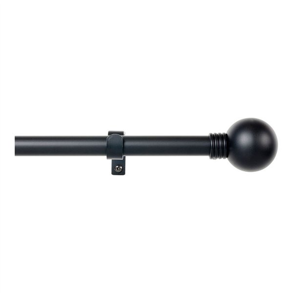 Curtain Bar Stor Planet Extendable Black (110 cm)