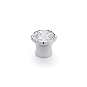 Doorknob Rei 943 Aluminium Crystal Ø 27 x 23 mm 4 Pieces