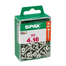 Box of screws SPAX Wirox Wood Round headed nozzle 100 Pieces (4 x 16 mm)