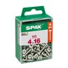 Box of screws SPAX Wirox Wood Round headed nozzle 100 Pieces (4 x 16 mm)
