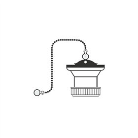 Drainpipe cap Mirtak PVC