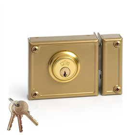 Bolt lock Jis 11-10d Golden Right 100 mm To put on top of