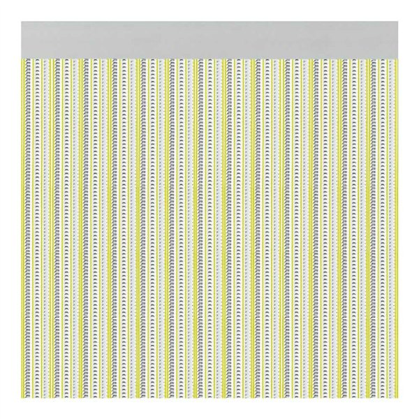 Curtain Acudam Brescia Doors Yellow Exterior PVC Aluminium 90 x 210 cm