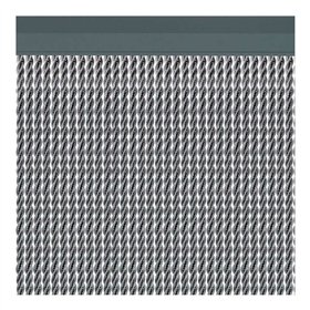 Curtain Acudam Manacor Doors Silver Exterior PVC Aluminium 90 x 210 cm