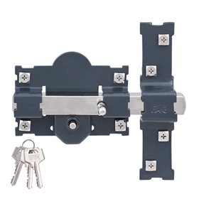 Safety lock Fac 101-r/105 Steel Dark grey 50 mm 105 mm