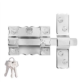 Door bolt Fac 300-p/87 Fastener Nickel-coated