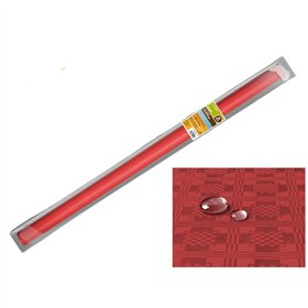 Tablecloth Roll Laminated Red 5 x 1,2 m