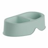 Dog Feeder Plastiken 20138 Green Plastic 0,5 L Double