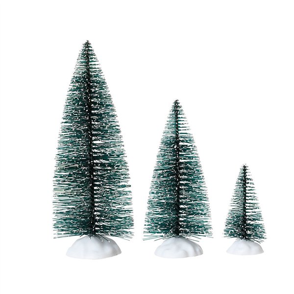 Christmas Tree Lumineo Green Plastic Snowfall Pinewood 10 Pieces