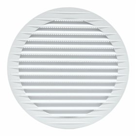 Ventilation grille EDM 87721 White Ø 15 cm