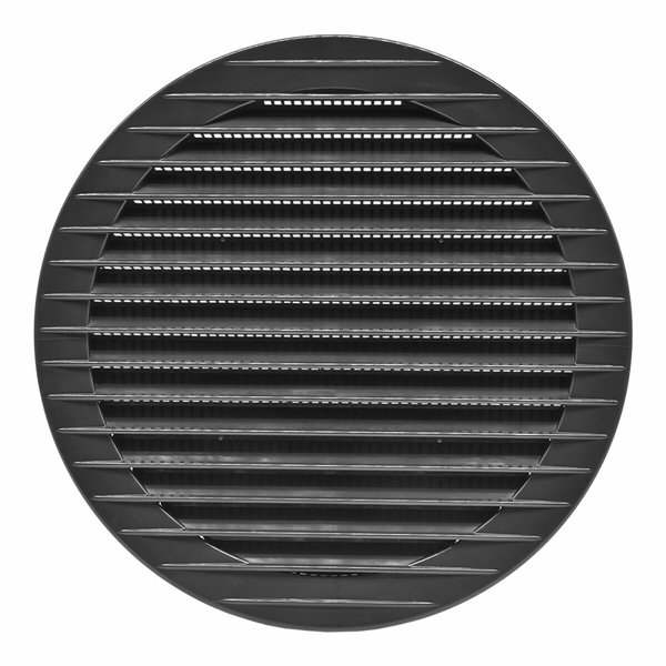 Ventilation grille EDM 87722 Anthracite Ø 15 cm