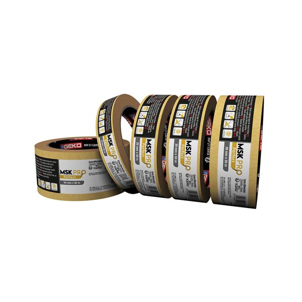 Masking tape Geko MSK Pro Perfect 19 mm x 50 m