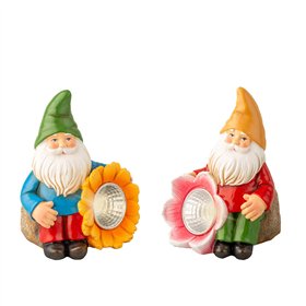 Garden gnomes Lumineo 7,5 x 7 x 11 cm