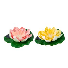 Decorative Plant Lifetime ø 17,5 x 6 cm Plastic Lotus Flower Flower