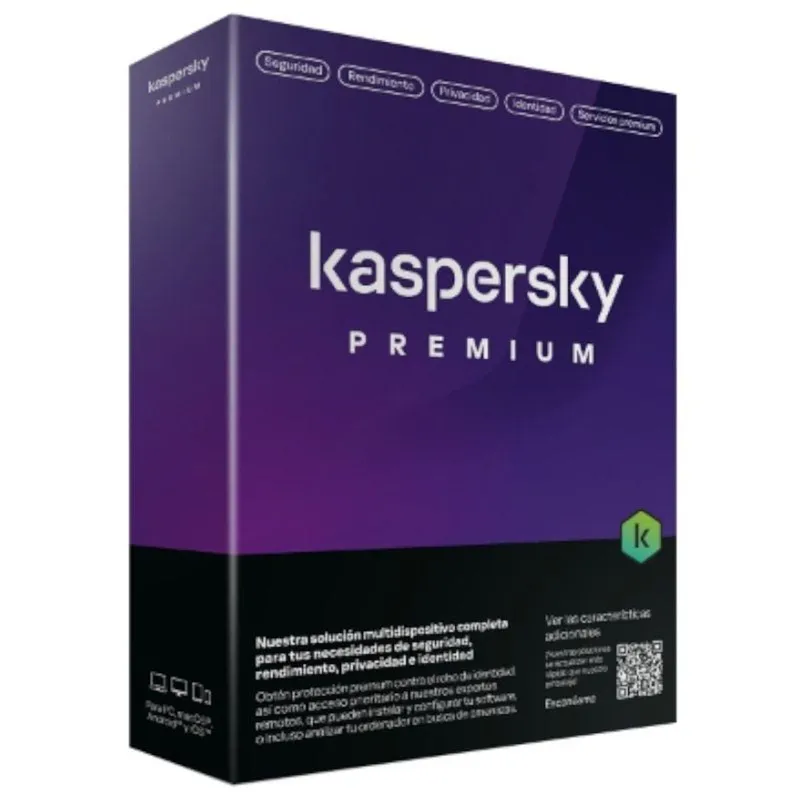 Management Software Kaspersky Premium 10 Dispositivos Caja 1 año ESP Blue