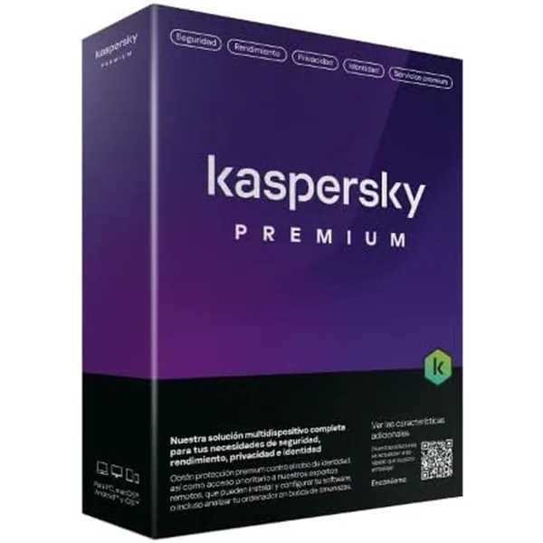 Antivirus Kaspersky Premium 5 Dispositivos Caja 1 año ESP