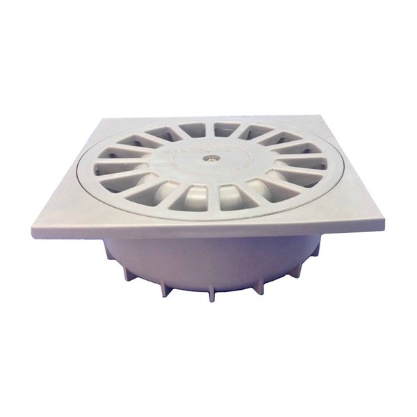 Drain Tecnoagua T-88 PVC 20 x 20 x 7 cm Ø 11 - 9 cm Vertical
