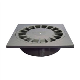Drain Tecnoagua T-88 PVC 15 x 15 x 5,65 cm Ø 7,5 - 5 cm Vertical