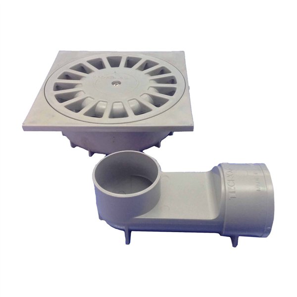 Drain Tecnoagua t-88 vh PVC 25 x 25 x 7 cm Ø 11 - 9 cm