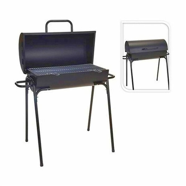 Charcoal Barbecue with Stand Black 33 x 63 x 89 cm Circular