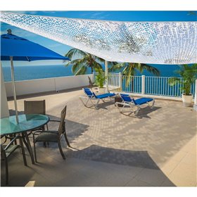 Rectangular Shade Sail Faura White 3 x 4 m Reversible Camouflage