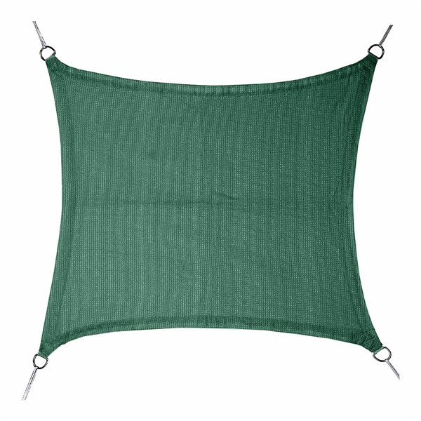 Shade Sail Faura Green 3,6 x 3,6 m Squared