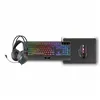 Keyboard and Mouse Mars Gaming MCP124PROES Black Multicolour Spanish Qwerty (4 Units)