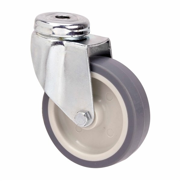 Rueda Ruedas Alex Grey Rubber Poliamix Ø 5 cm 40 kg rotary