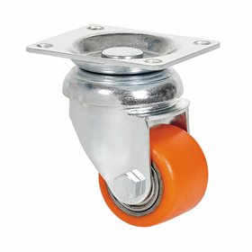 Rueda Ruedas Alex Orange Metal Ø 3,5 CM 100 kg rotary