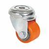 Rueda Ruedas Alex Orange Polyurethane Iron Ø 3,5 CM 100 kg rotary