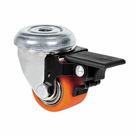 Rueda Ruedas Alex Orange Polyurethane Iron Ø 3,5 CM rotary