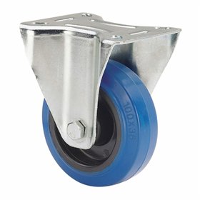 Rueda Ruedas Alex Blue Rubber Poliamix Ø 12,5 cm 130 Kg