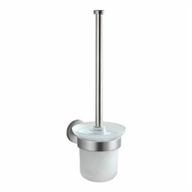 Brush holder Wenko 10 X 35 X 14 CM White Stainless steel Modern Chromed