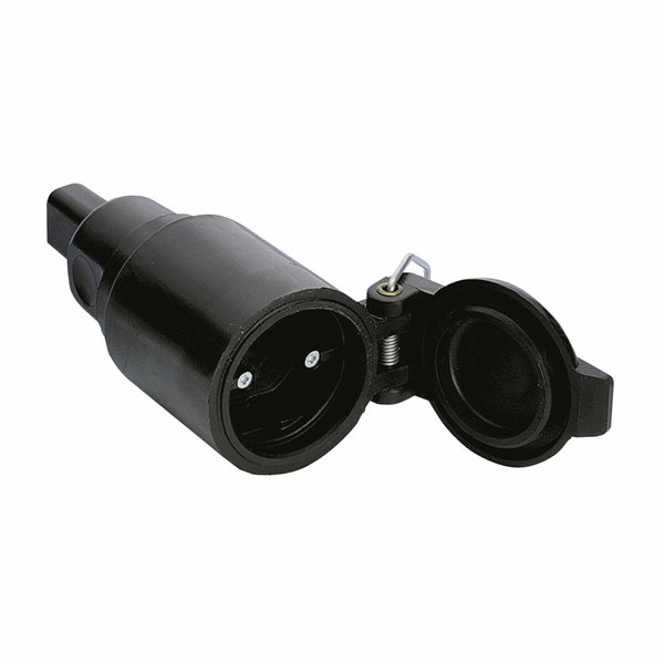 Plug socket FNP Black Surface 16 A