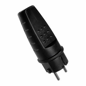 Pin plug FNP Black 250 V