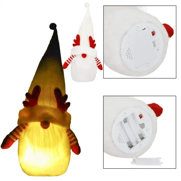 Christmas gnome with Led backlight Springos CA1243 37 cm