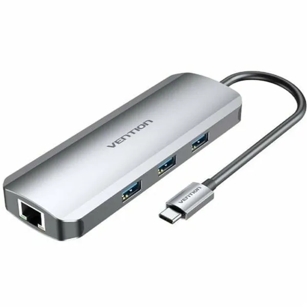 USB-C Hub Vention TOLHB Silver 100 W