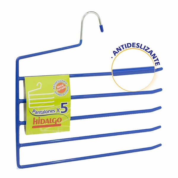 Multiple Trouser Hanger Hidalgo Blue Metal 34 X 0,5 X 32 CM