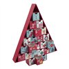Advent Calendar 32,5 X 5 X 39 CM Cardboard Christmas Christmas Tree