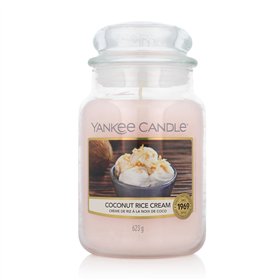 Yankee Candle Classic dideliame stiklainyje esančios kvapiosios žvakės su kokosų ir ryžių kremu, 623 g