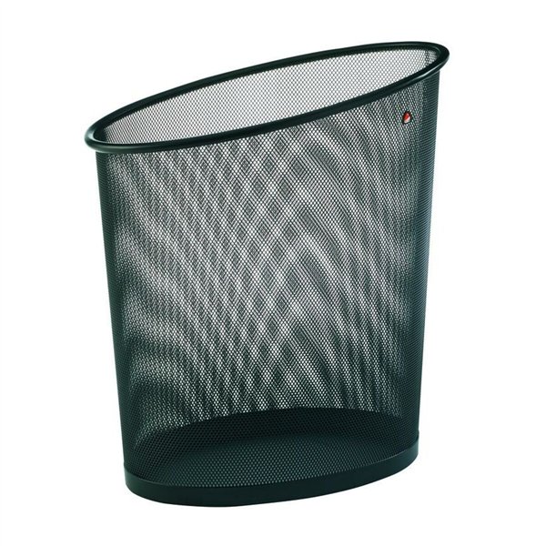 Rubbish Bin Archivo 2000 MESHCORB N Black Steel 18 L