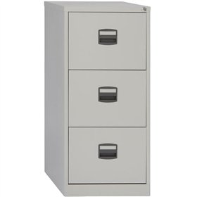 File Cupboard Bisley 3 drawers Grey A4 Metal Steel 102 x 41 x 40 cm