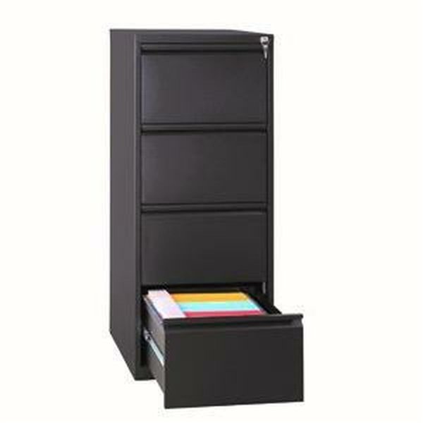 File Cupboard Bisley Black A4 132 x 46 x 62 cm